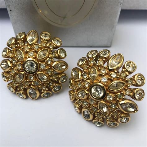 dior earinga|vintage Dior earrings.